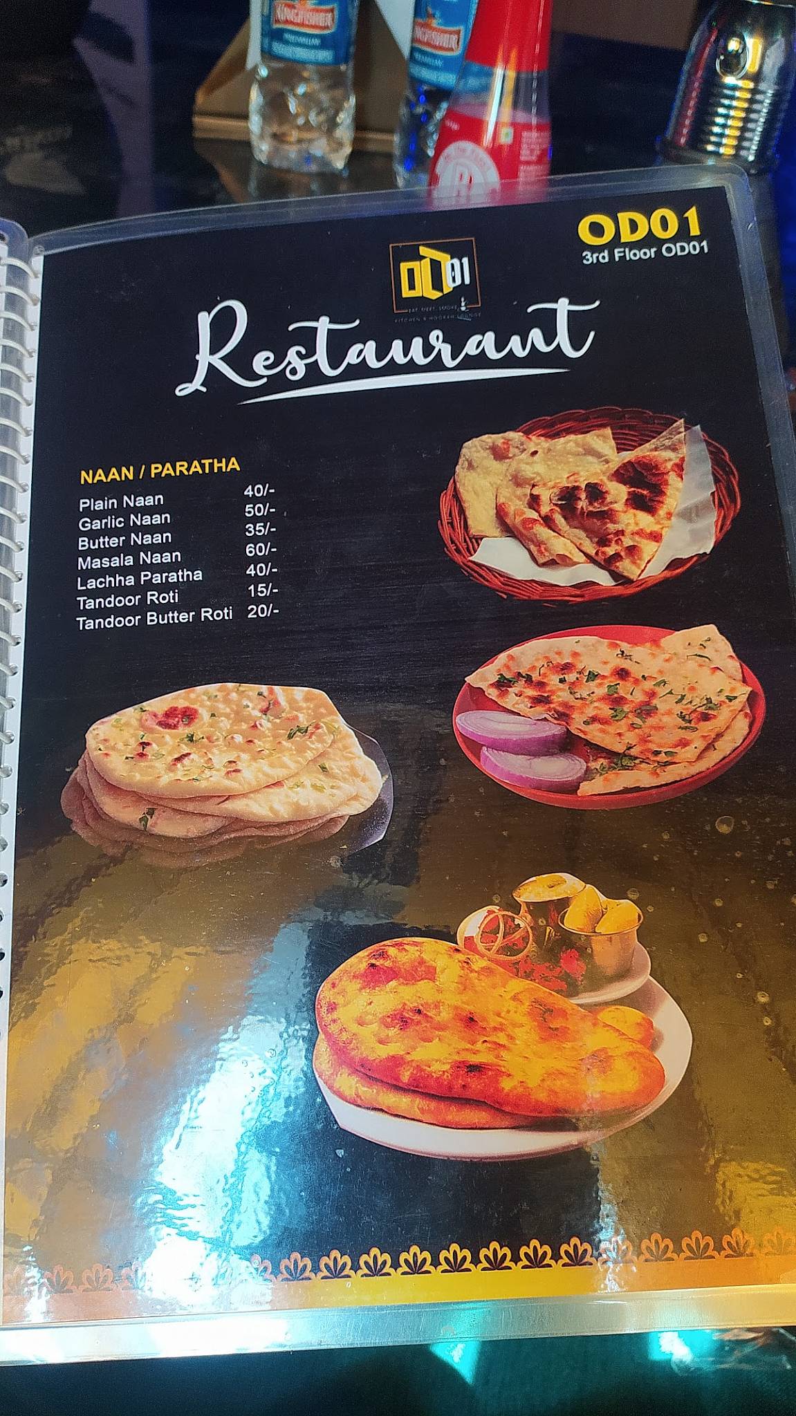 OD 01 menu