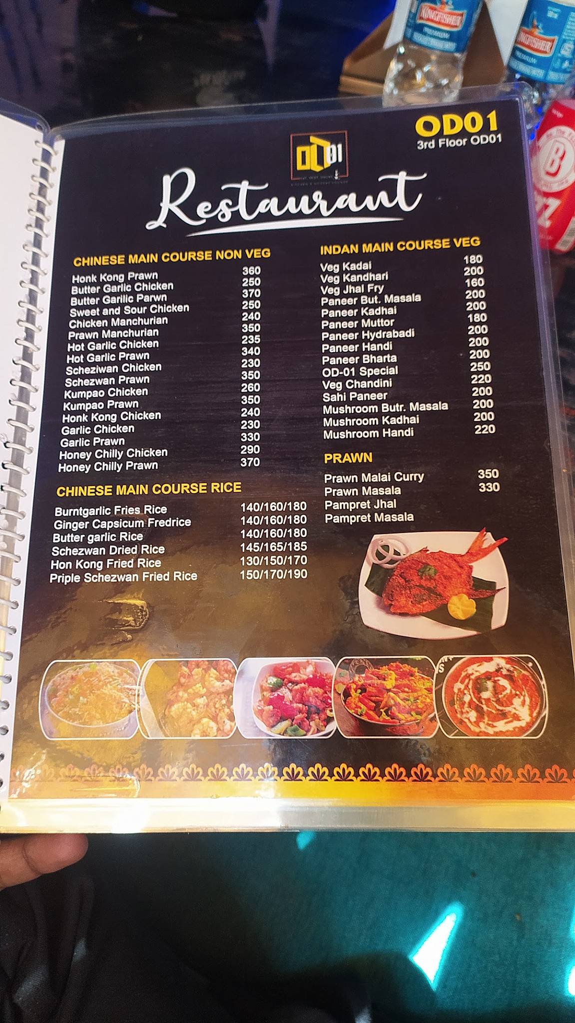 OD 01 menu