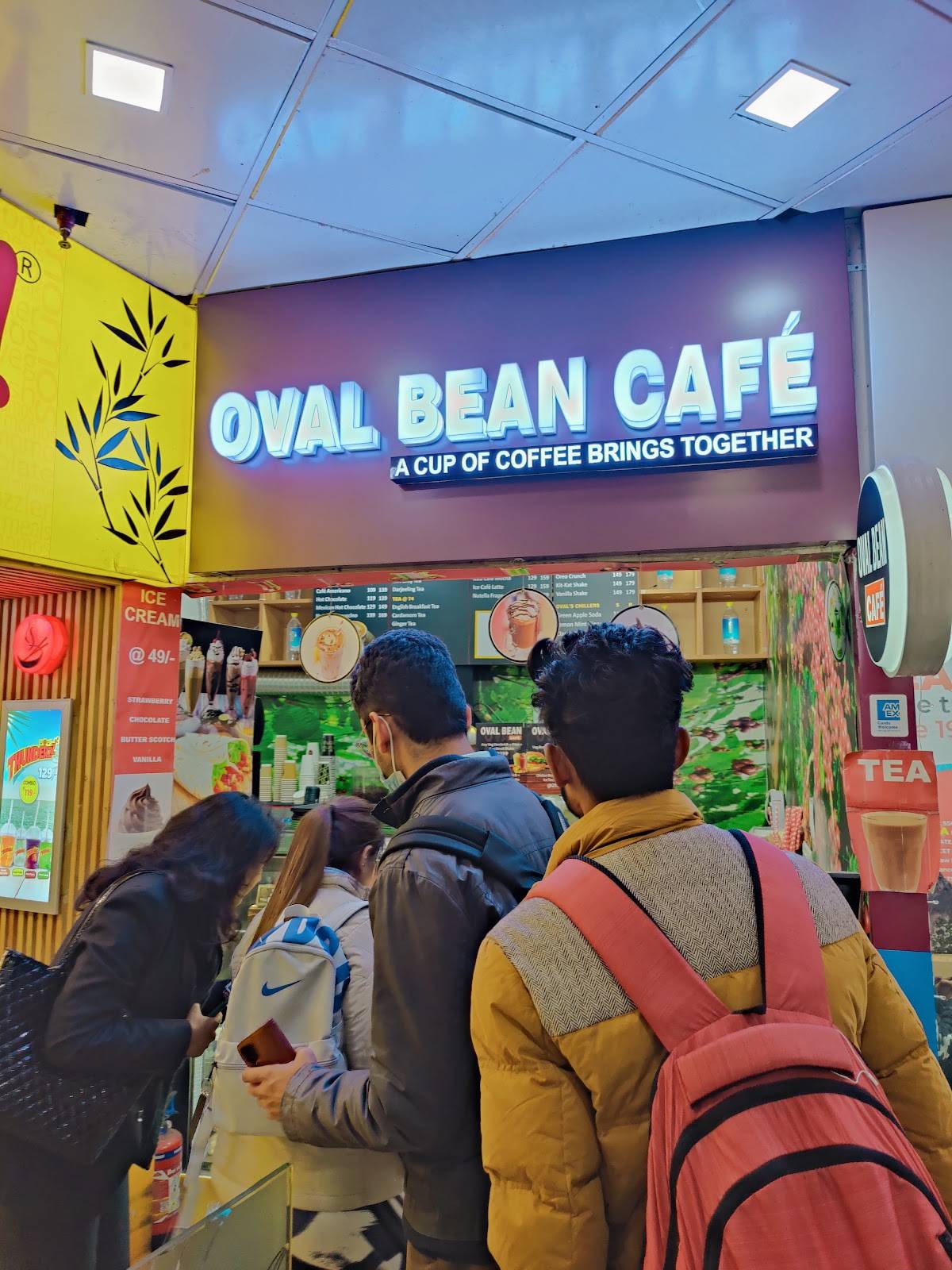 OVAL BEAN CAFE menu