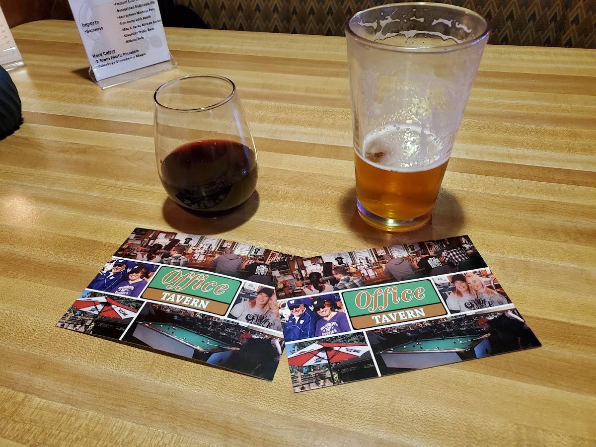 Menu at The Office Tavern pub & bar, Tumwater