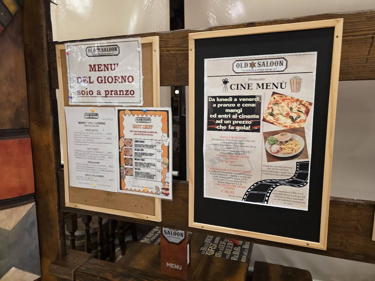 Menu di Old Saloon 