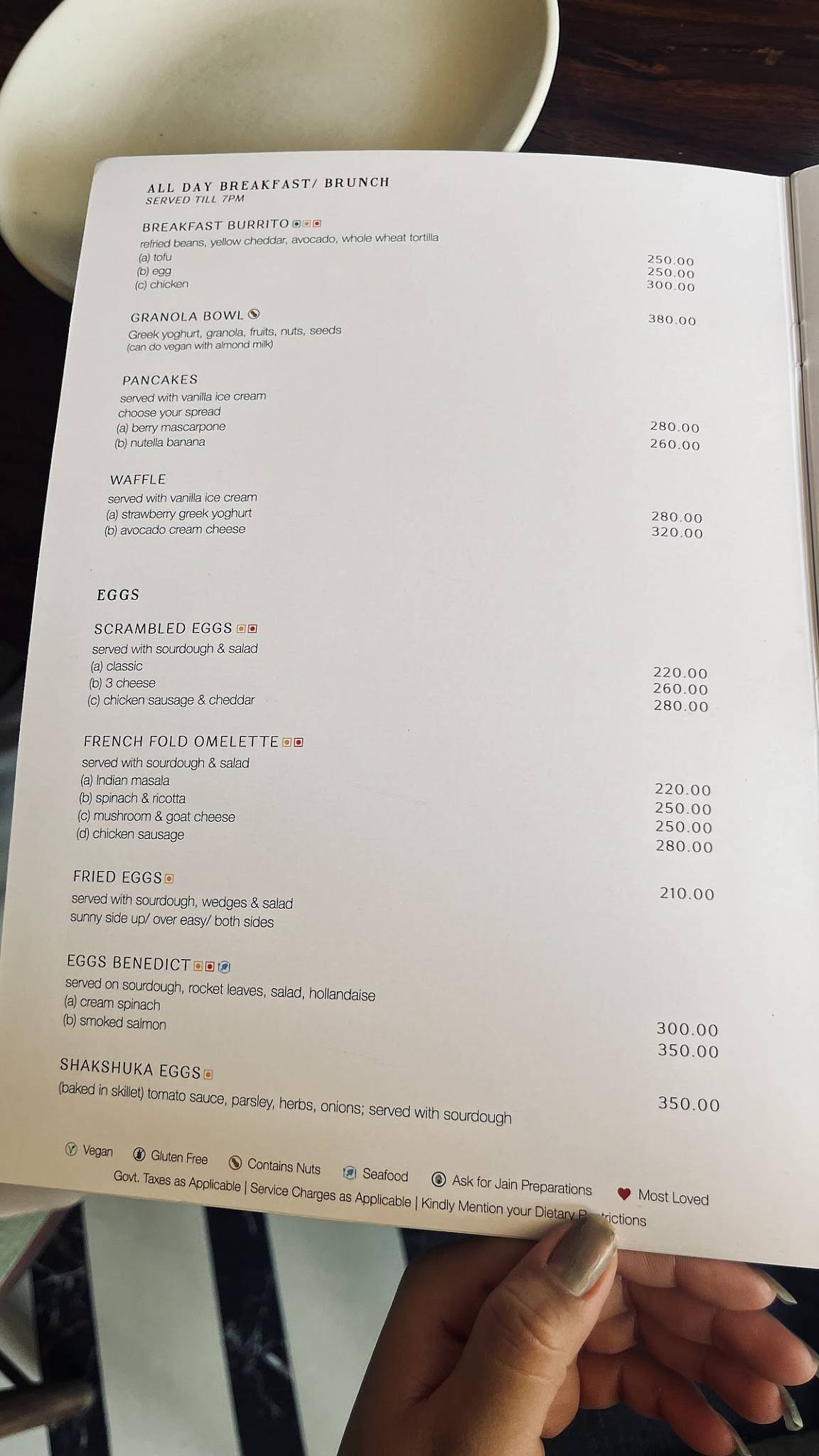 Opera menu
