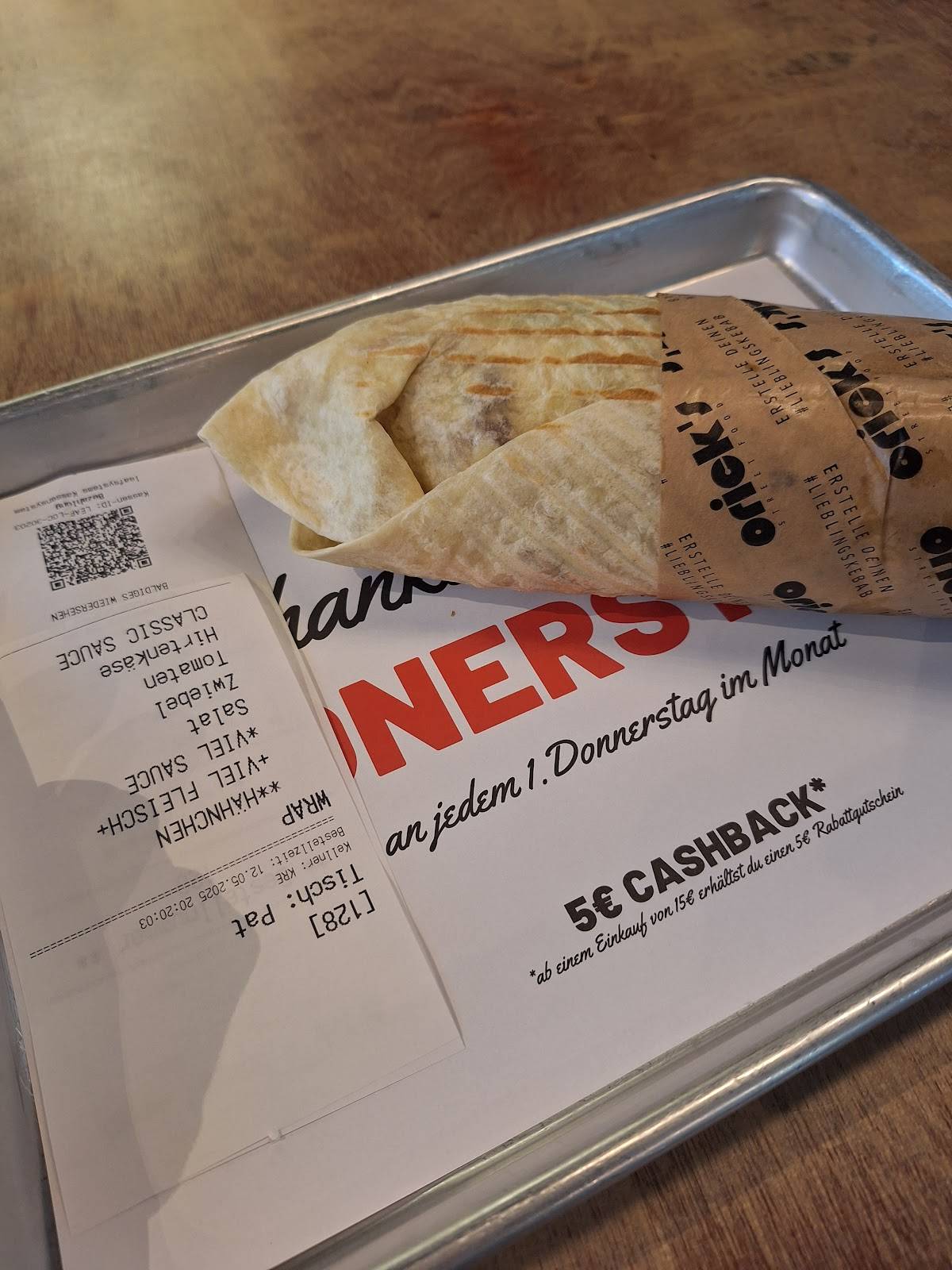 Menu de Orick's Street Food