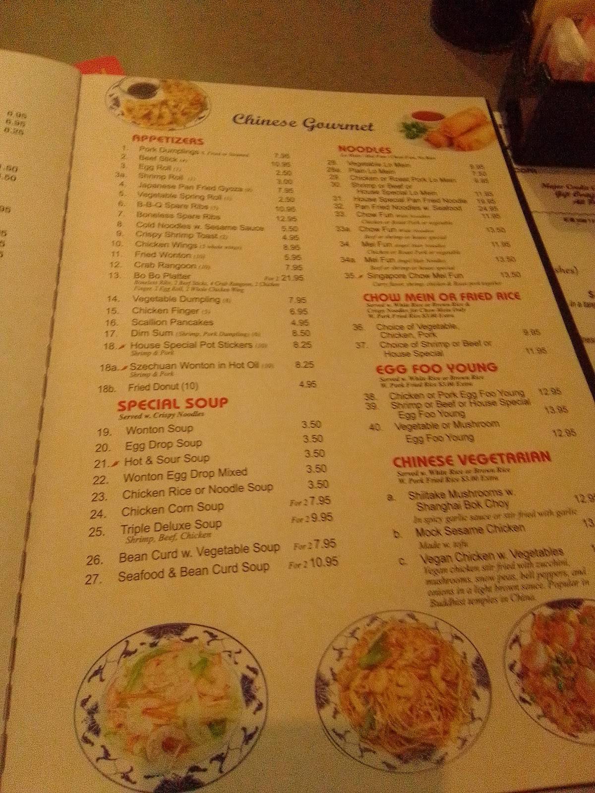 Menu At Oriental Gourmet Restaurant, Southbury