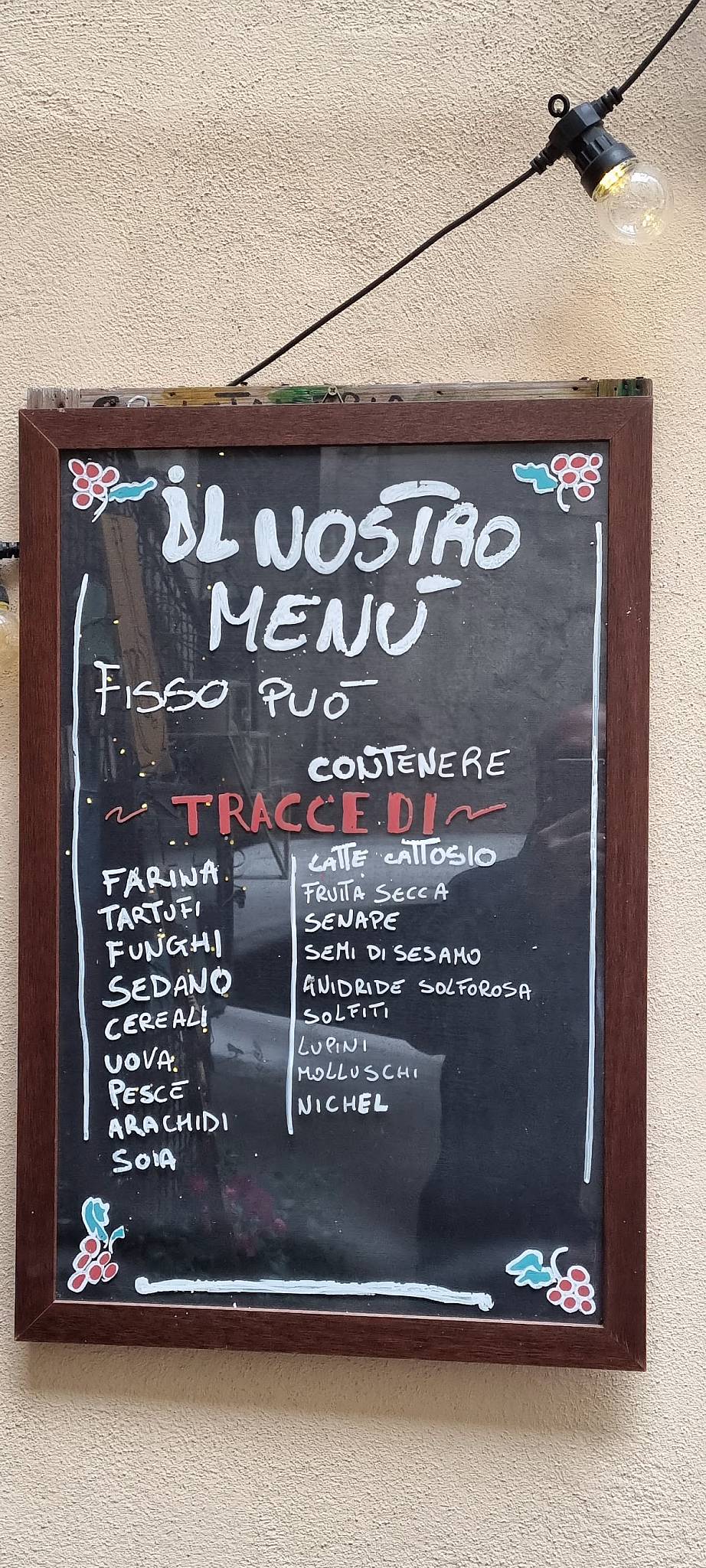 Menu di Osteria del Matto 