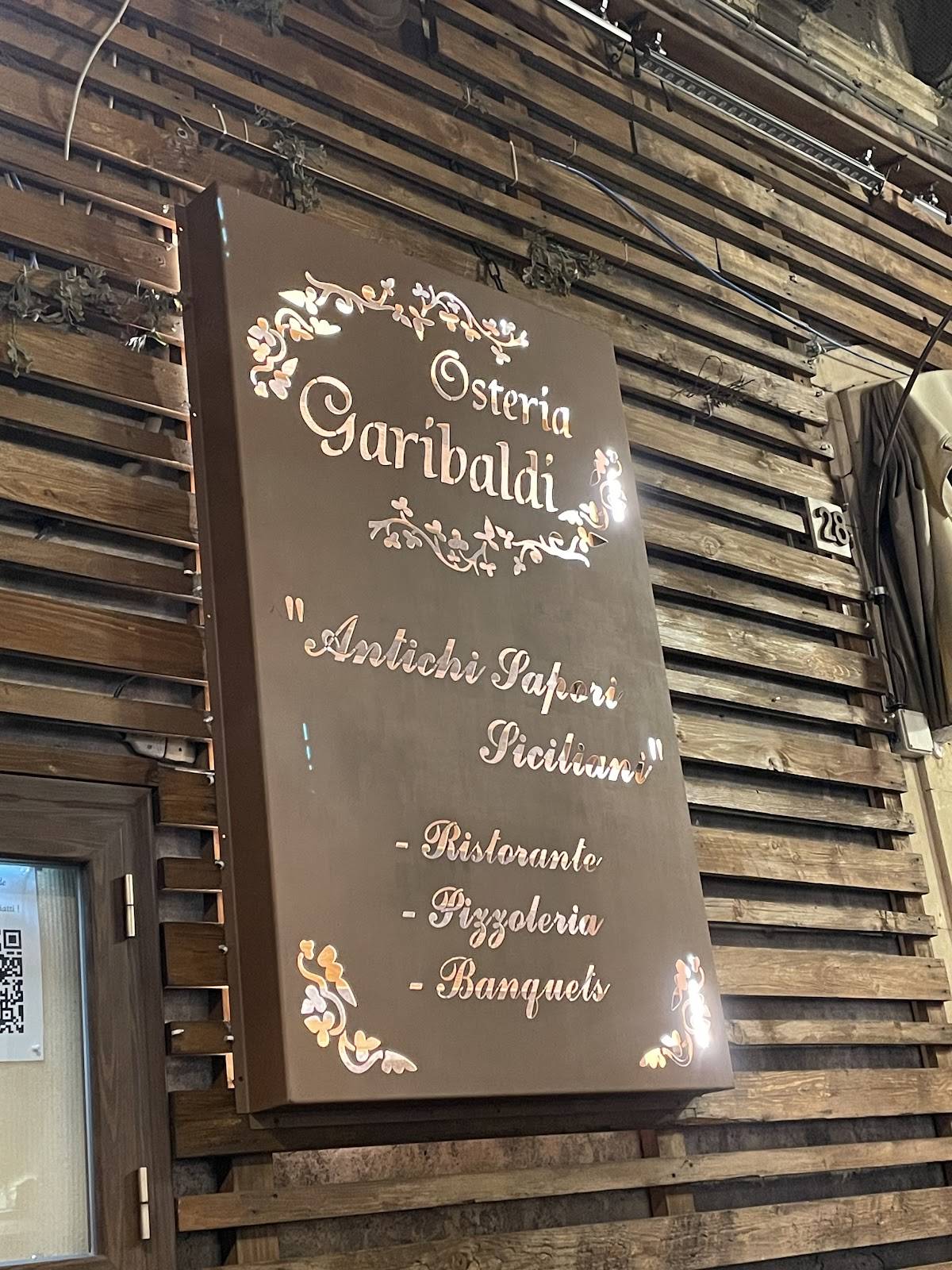 Menu di Osteria Garibaldi 