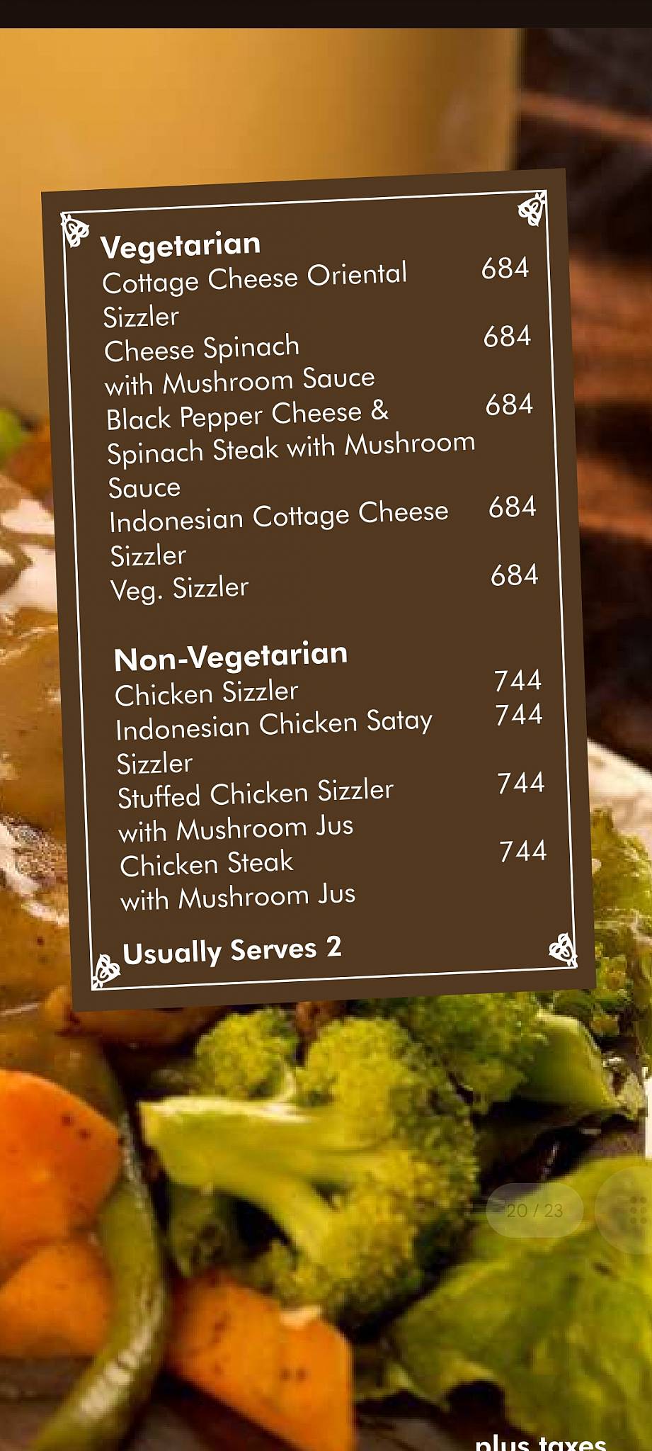 Oven Fresh menu