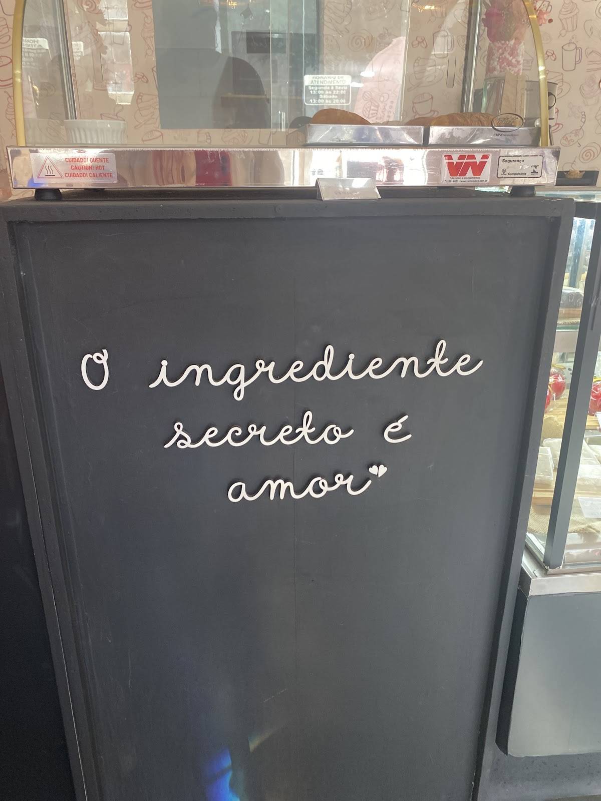 Overdoce cardápio