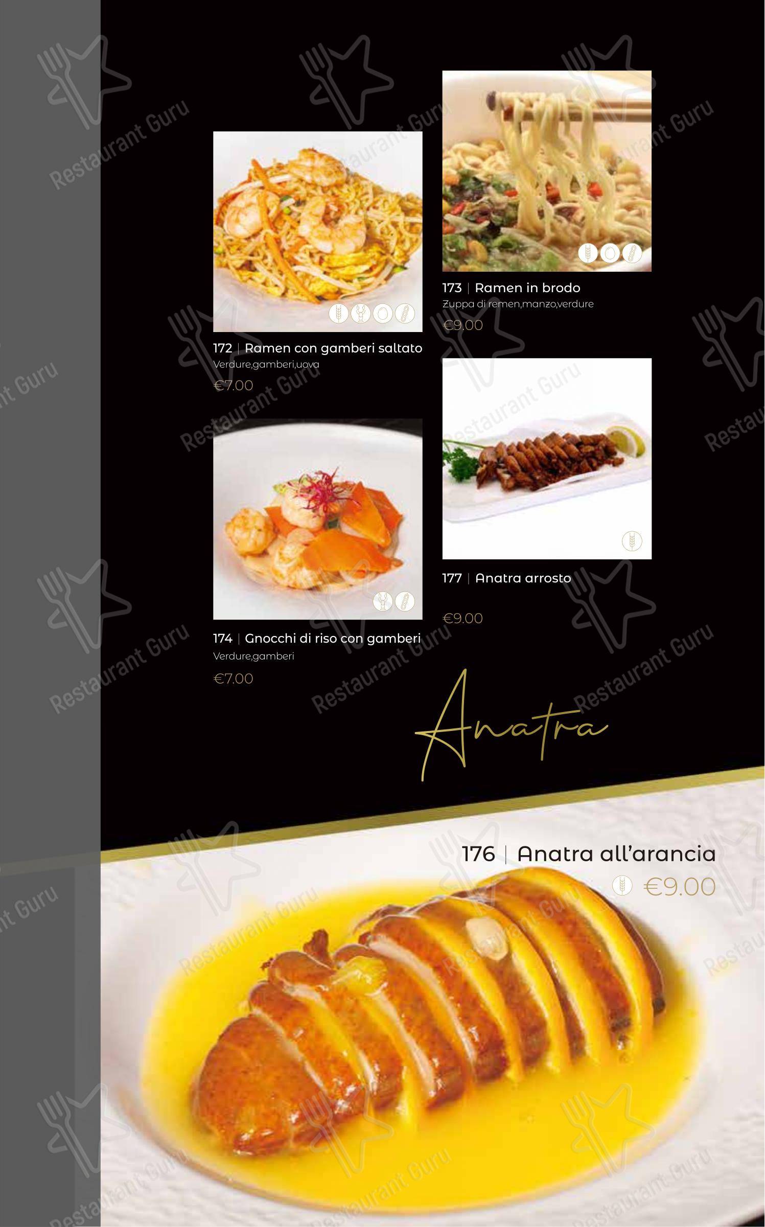 Menu bar per Oya Sushi Rovigo in Rovigo