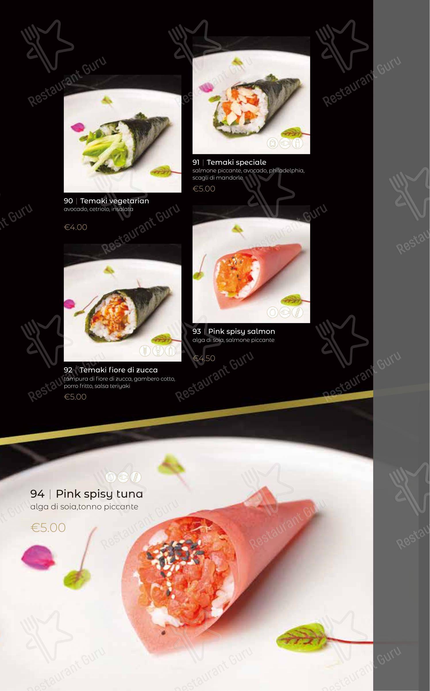 Menu bar per Oya Sushi Rovigo in Rovigo