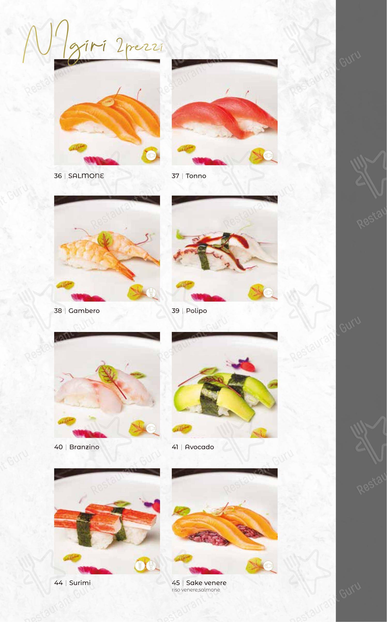 Menu di Oya Sushi Rovigo - Menu