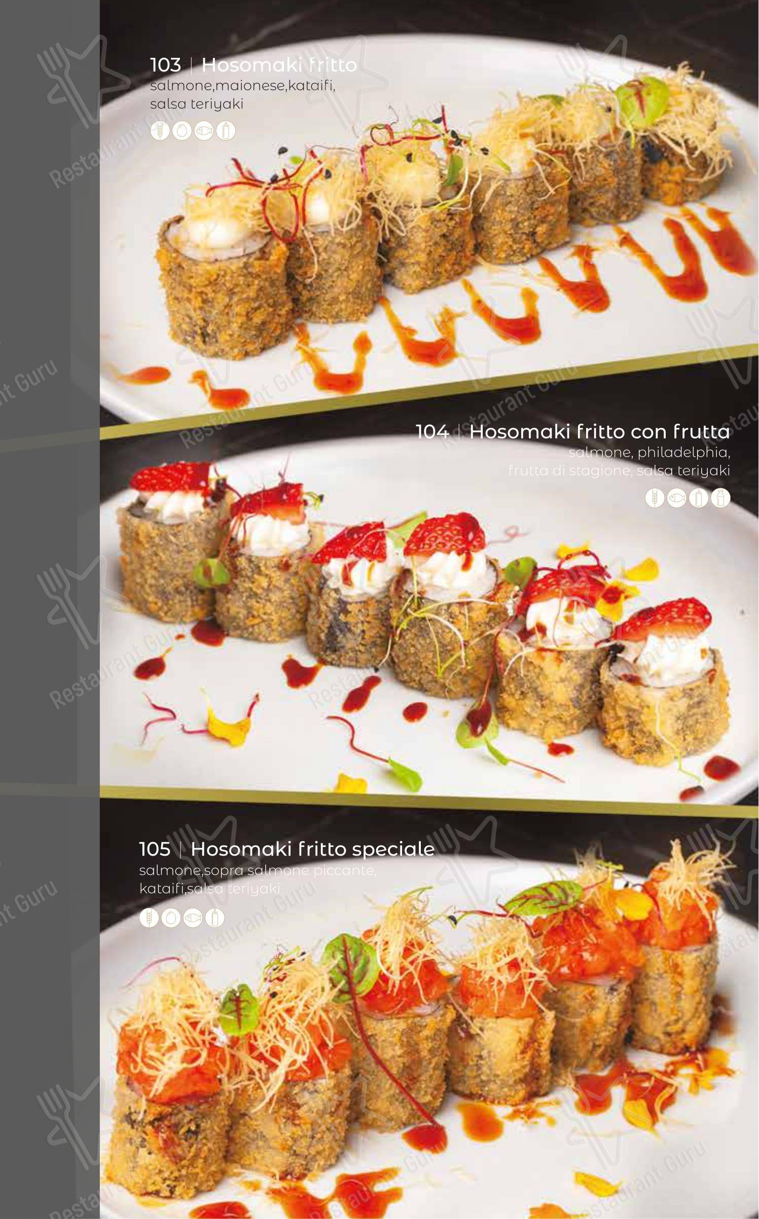 Menu per Oya Sushi Rovigo ristorante