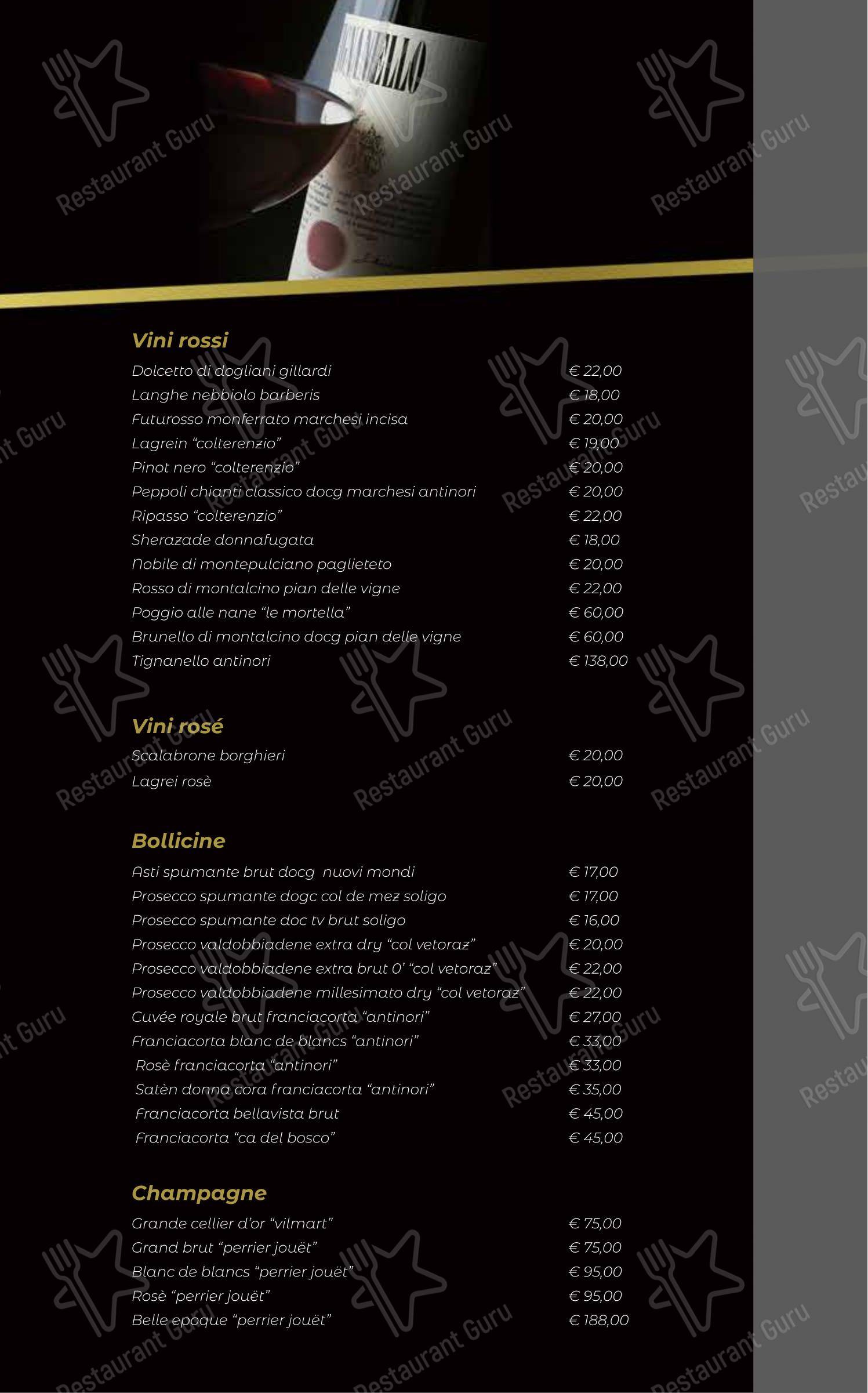 Oya Sushi Rovigo in Rovigo - Menu bar