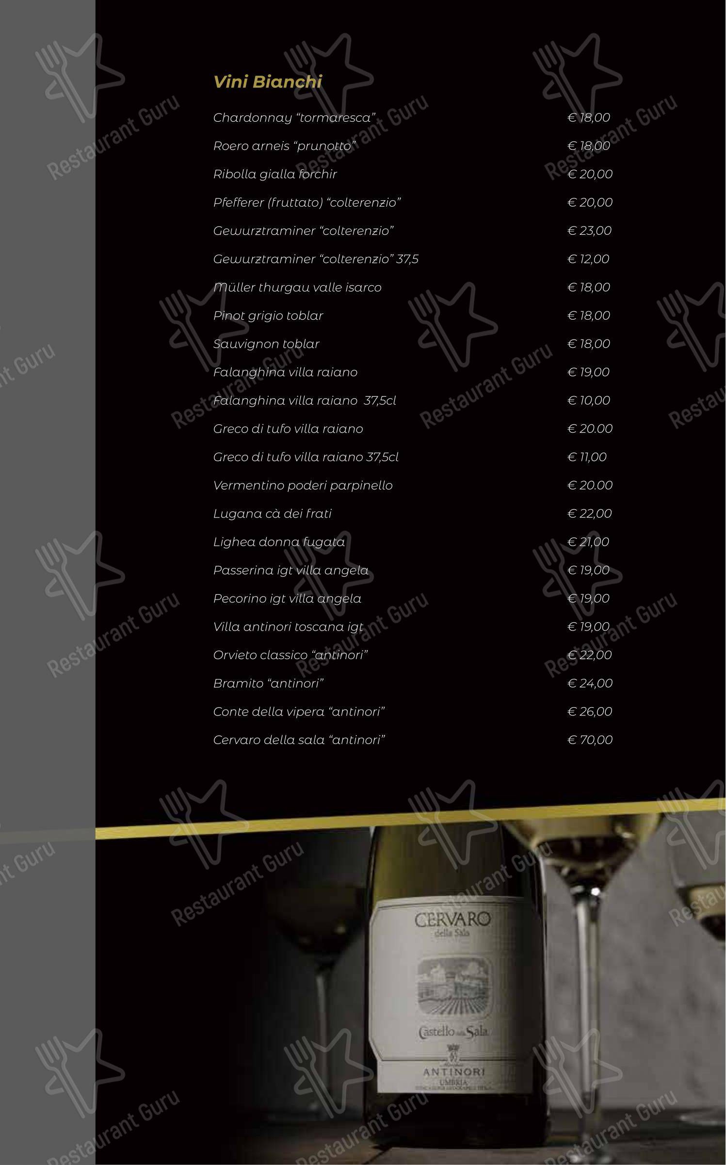 Oya Sushi Rovigo in Rovigo - Menu bar