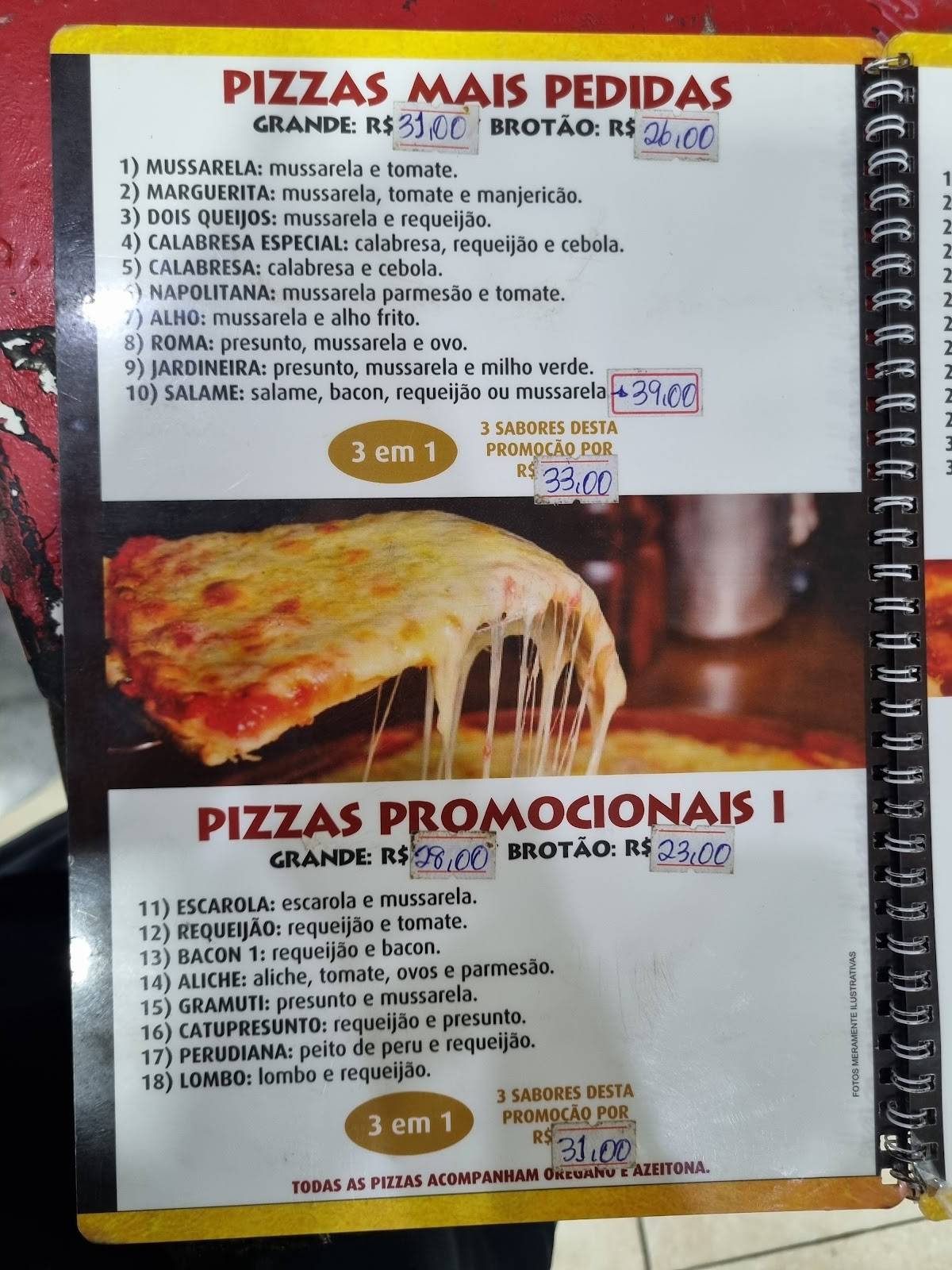 PIZZARIA E RESTAURANTE ESTRELATO OFICIAL cardápio