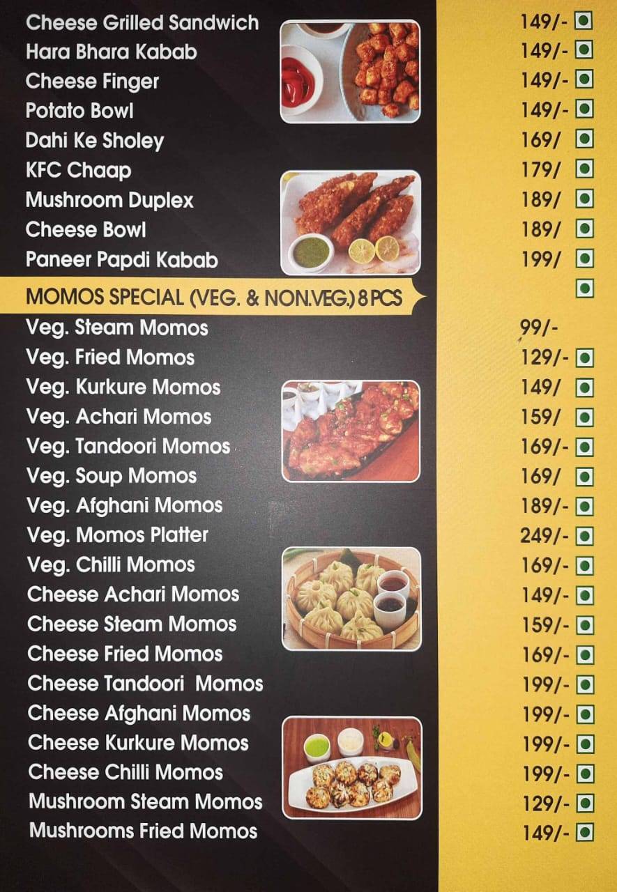 Pahadi Restaurant- Best Restaurant in Hisar menu