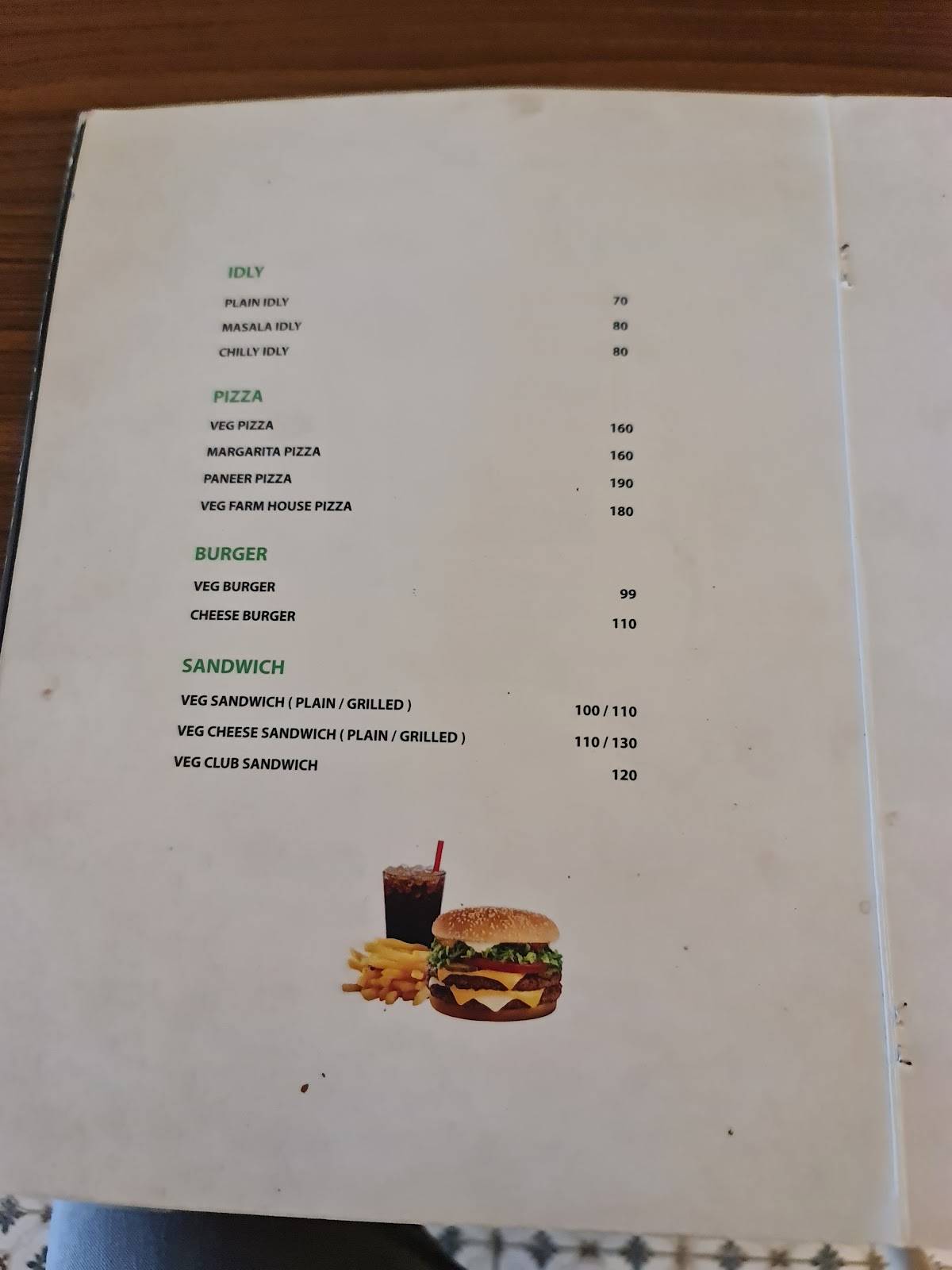 Pahadi Restaurant menu