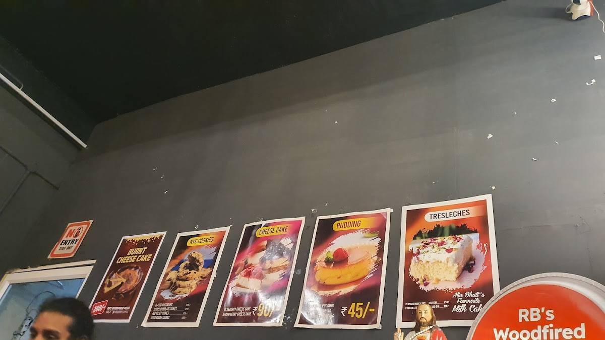 RB's Woodfired Pizza menu