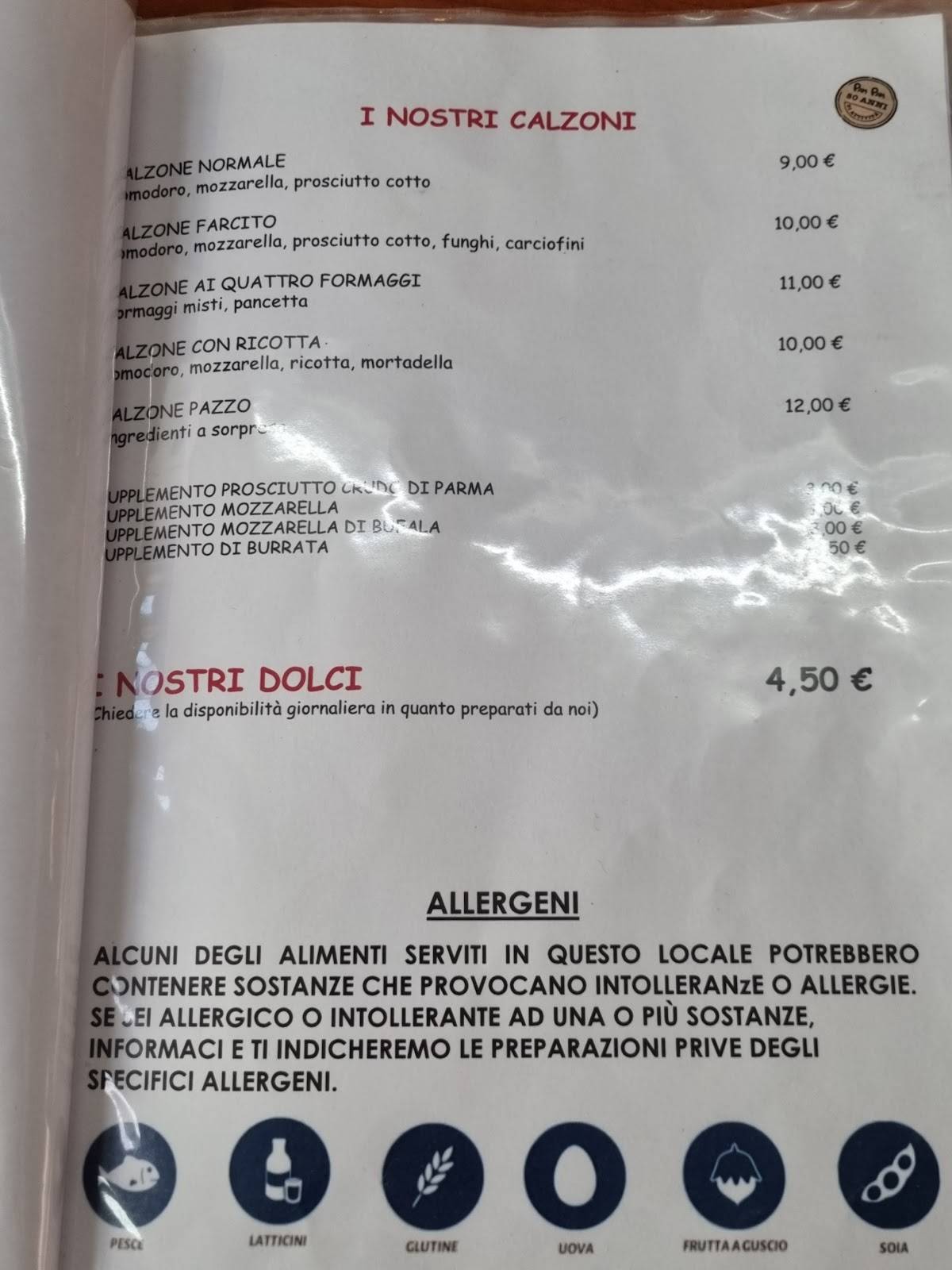 Menu di Pam Pam 