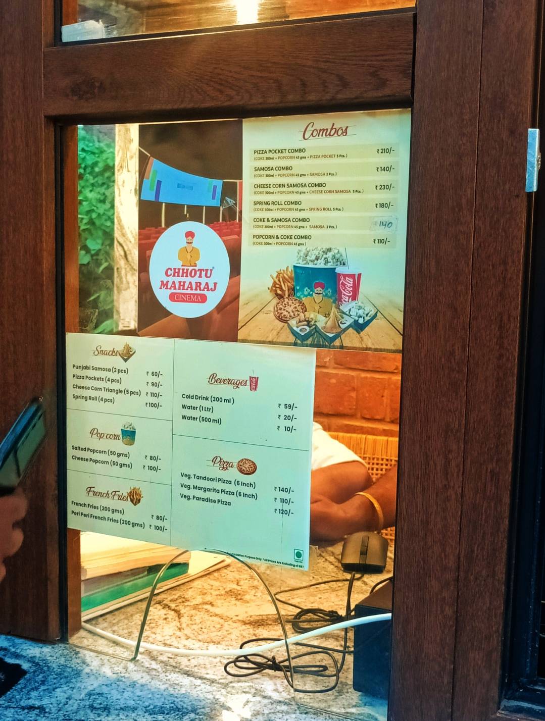 Panhas Cine Cafe menu