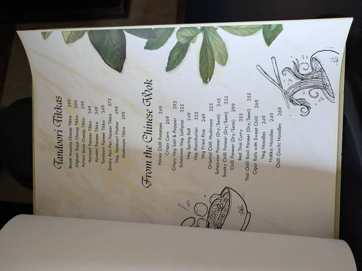 Pankhuri Restaurant - Pure Veg restaurant in Agra menu