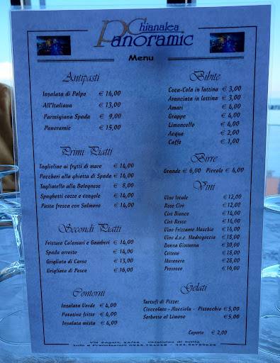Menu di Panoramic 