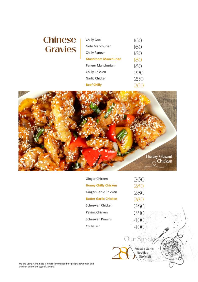Pappaji Restaurant menu