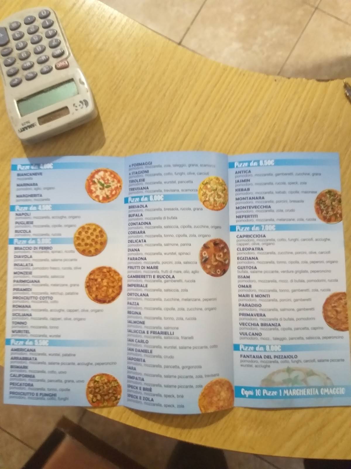 Menu di Paradiso S.A.S Di Ethe Issam 