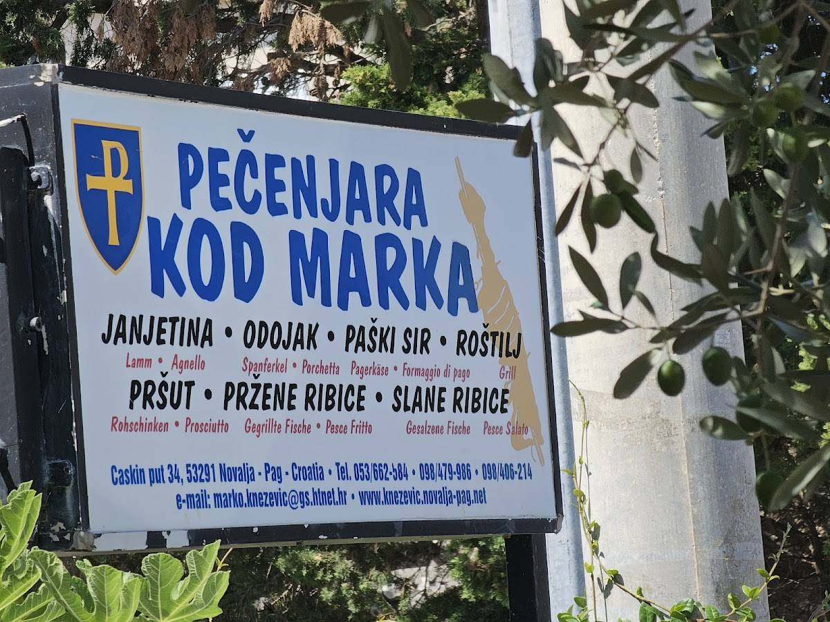 Menu di Pecenjara Kod Marka 