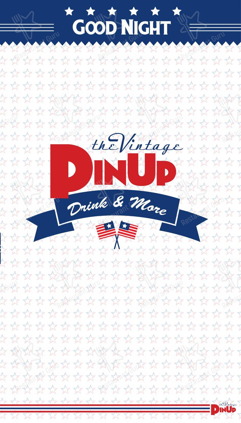 PinUp Pub in Volpago del Montello - Menu bar