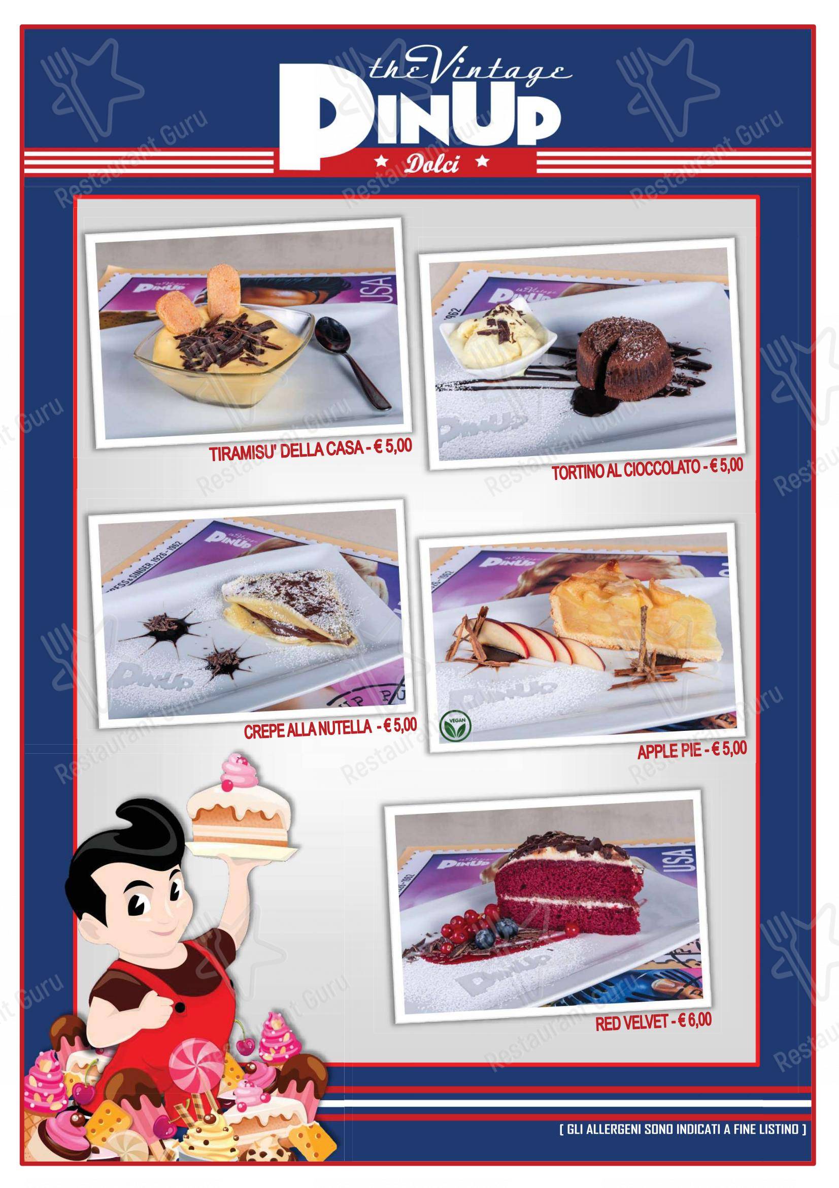 PinUp Pub in Volpago del Montello - Menu