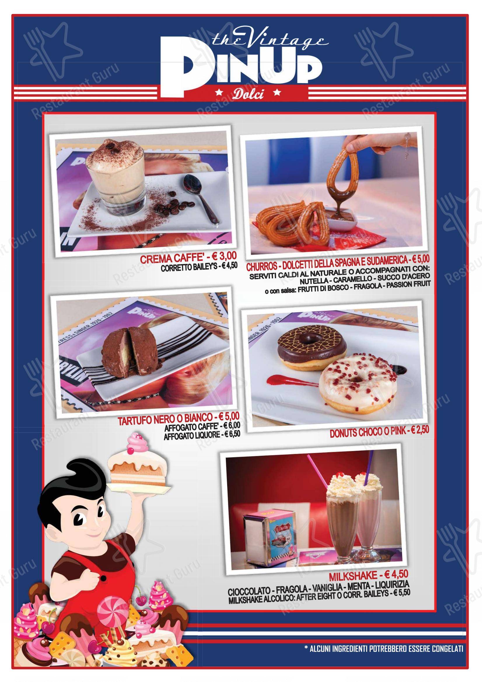 PinUp Pub in Volpago del Montello - Menu
