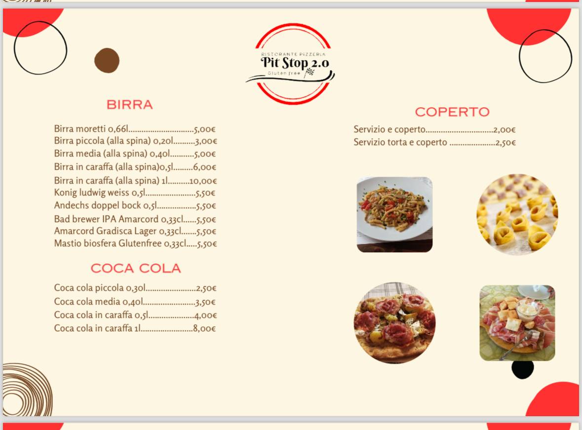 Menu di Pit Stop 2.0 