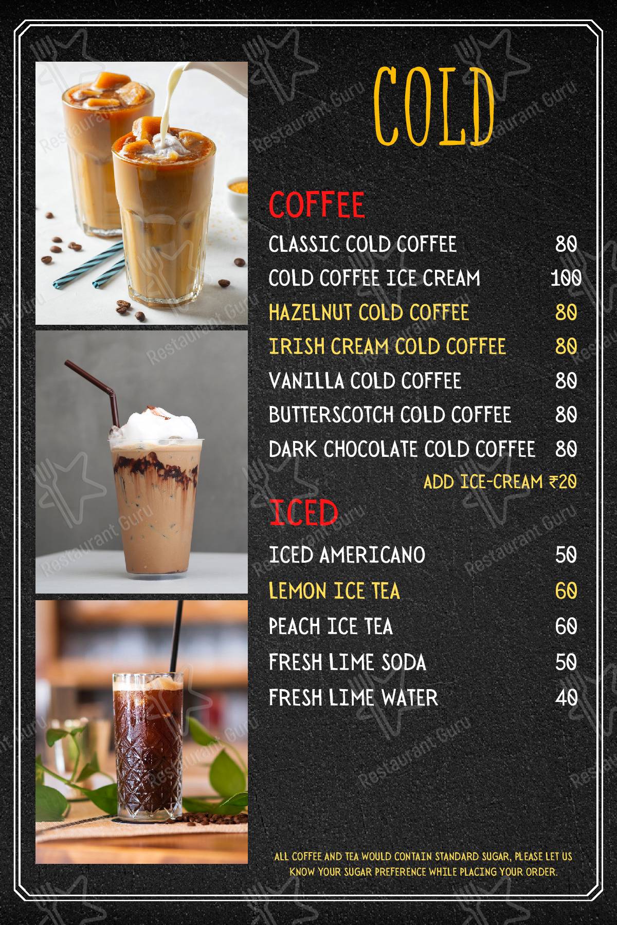 Cafe On the Rocks Pithoragarh menu