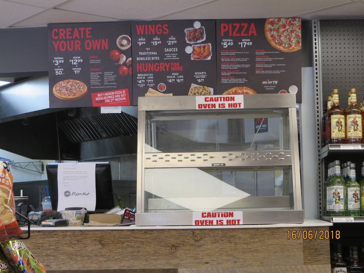 Menu de Pizza Shack