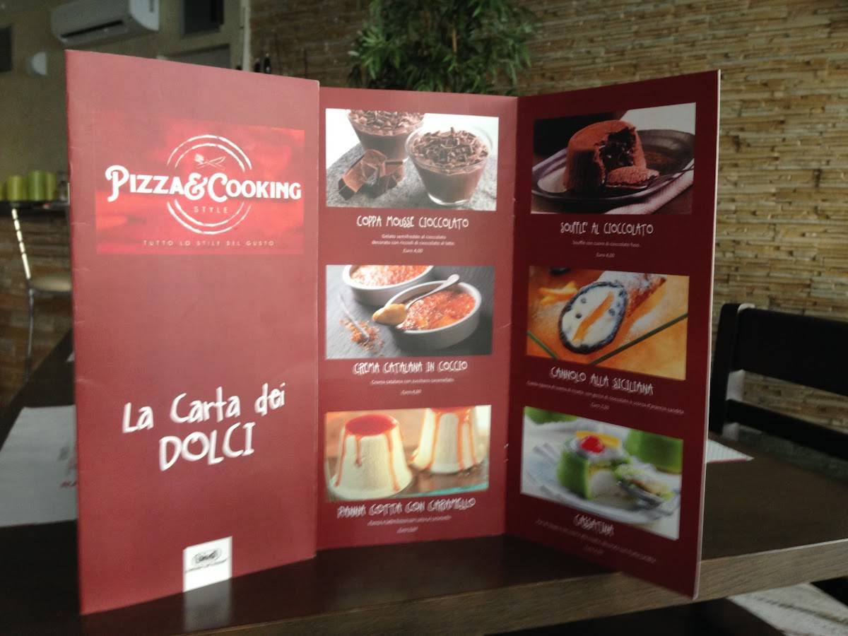 Menu di Pizza & Cooking Style - Eur 