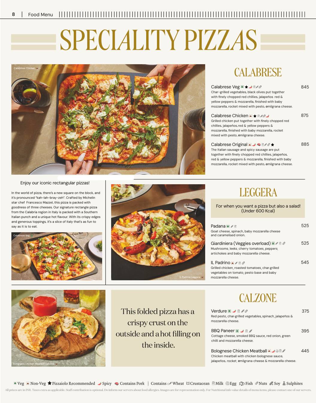 PizzaExpress menu