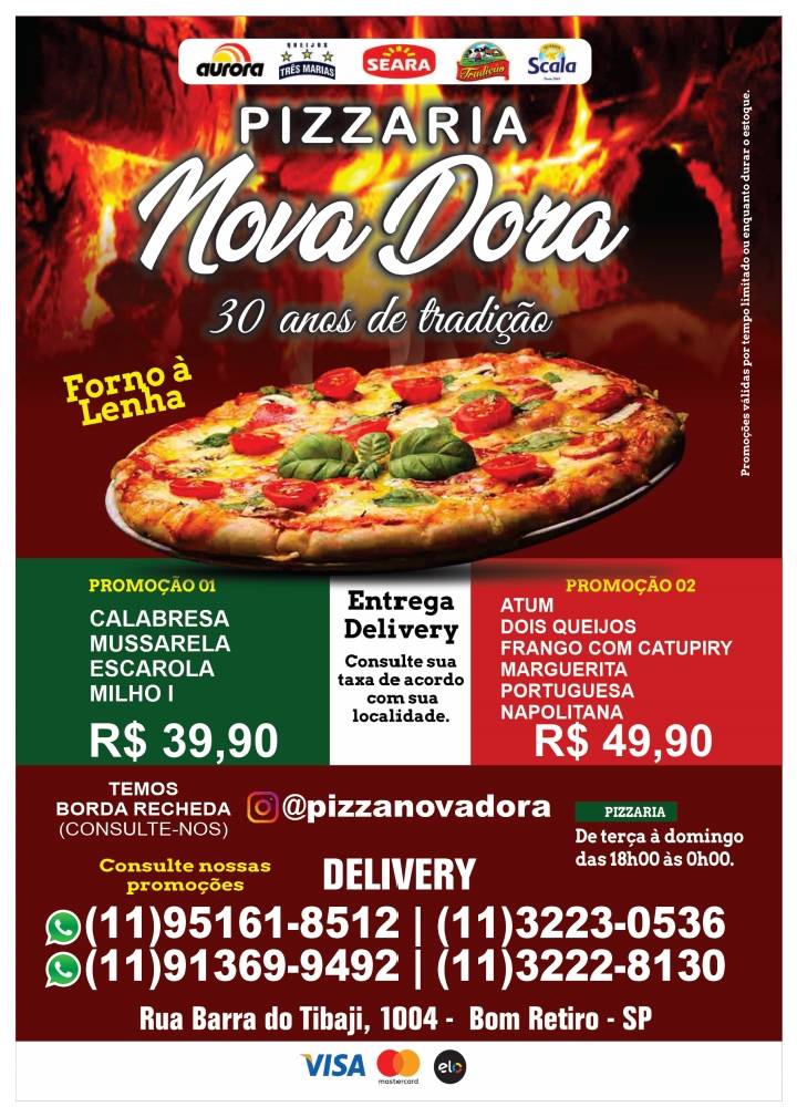 Pizzadora - Bom Retiro (Forno À Lenha) cardápio