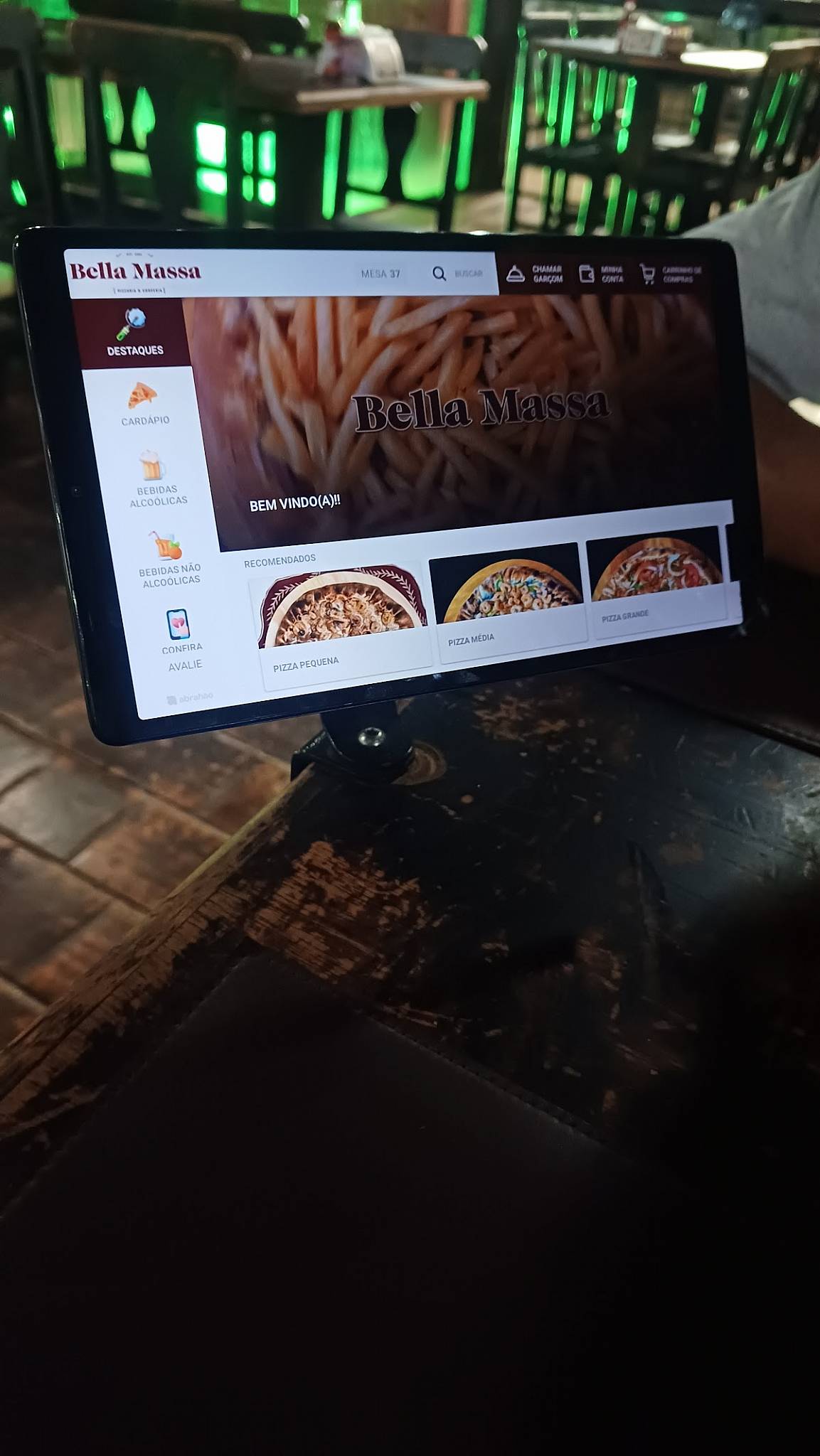 Pizzaria Bella Massa cardápio