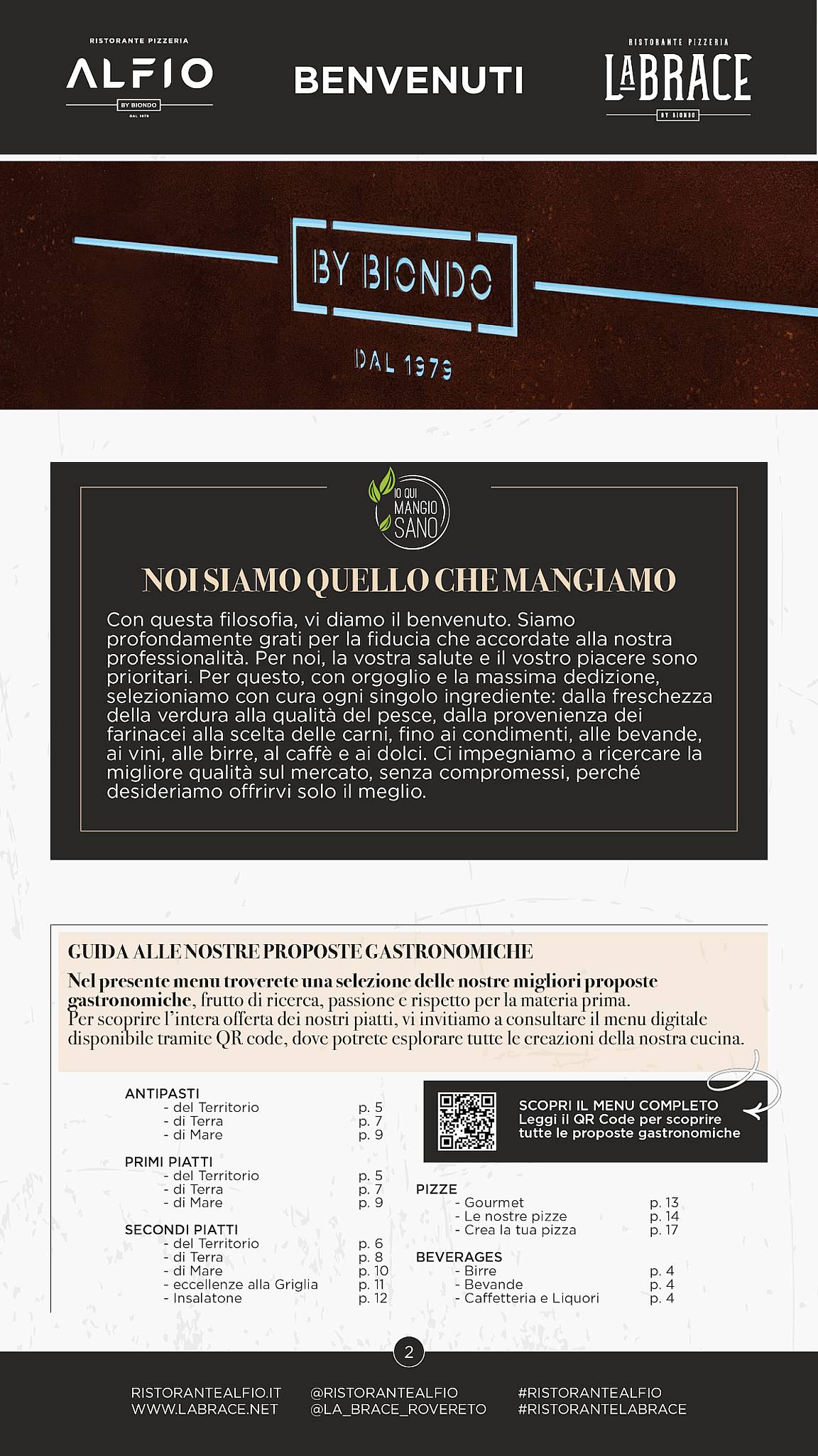 Menu di ALFIO Ristorante Pizzeria Bar 