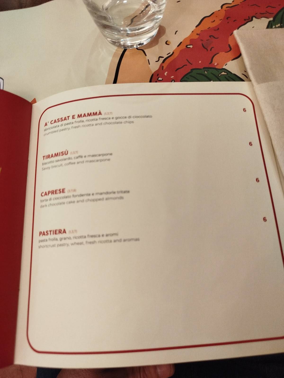 Menu di Pizzeria Attilio's 