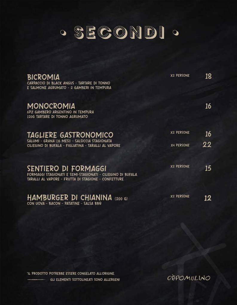 Menu di Capomulino 