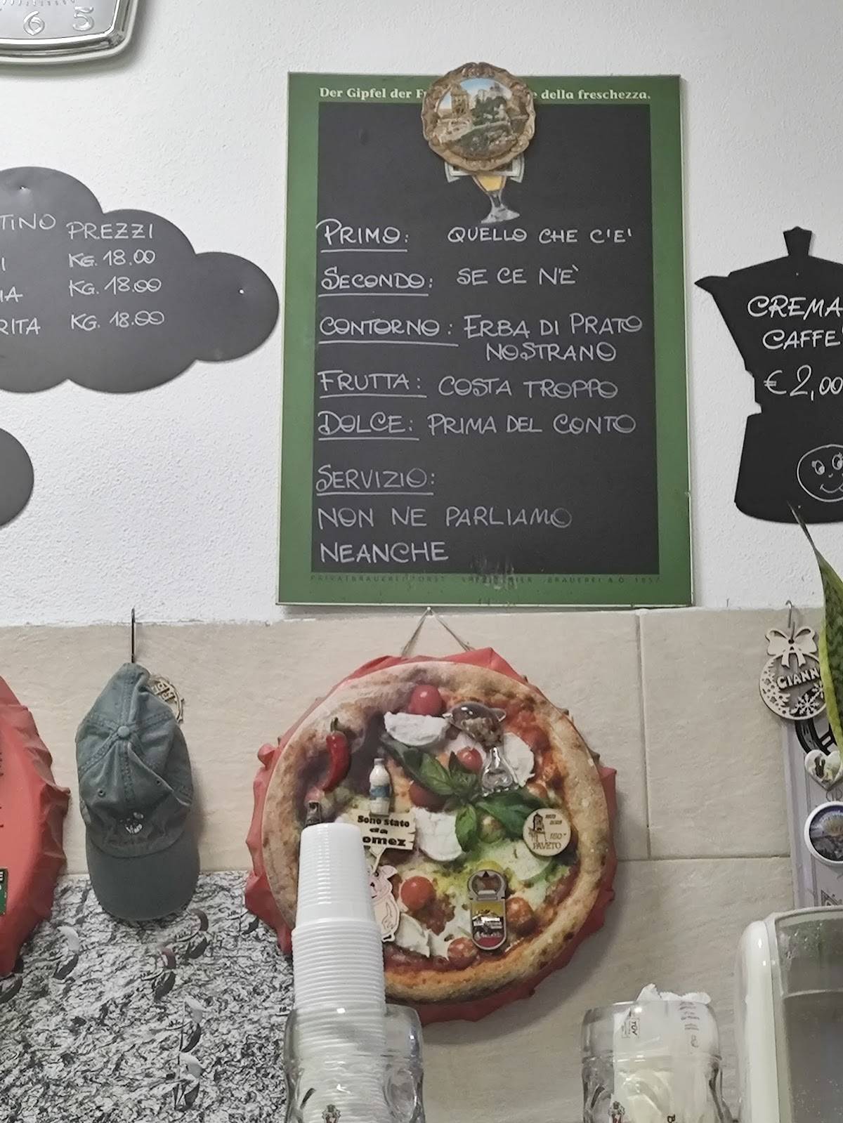 Menu di Pizzeria Gomez di Marrelli Giovanna 