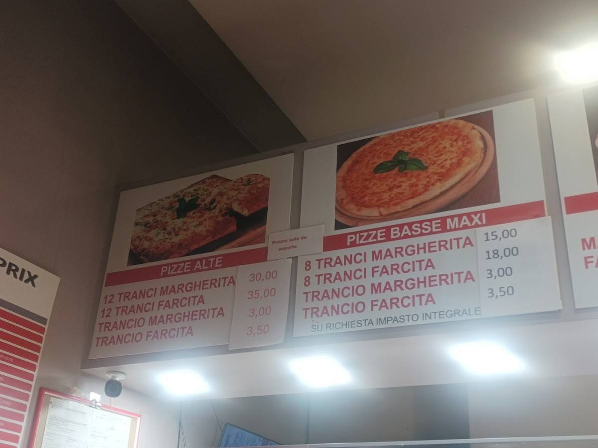 Menu di Pizzeria Grand Prix 