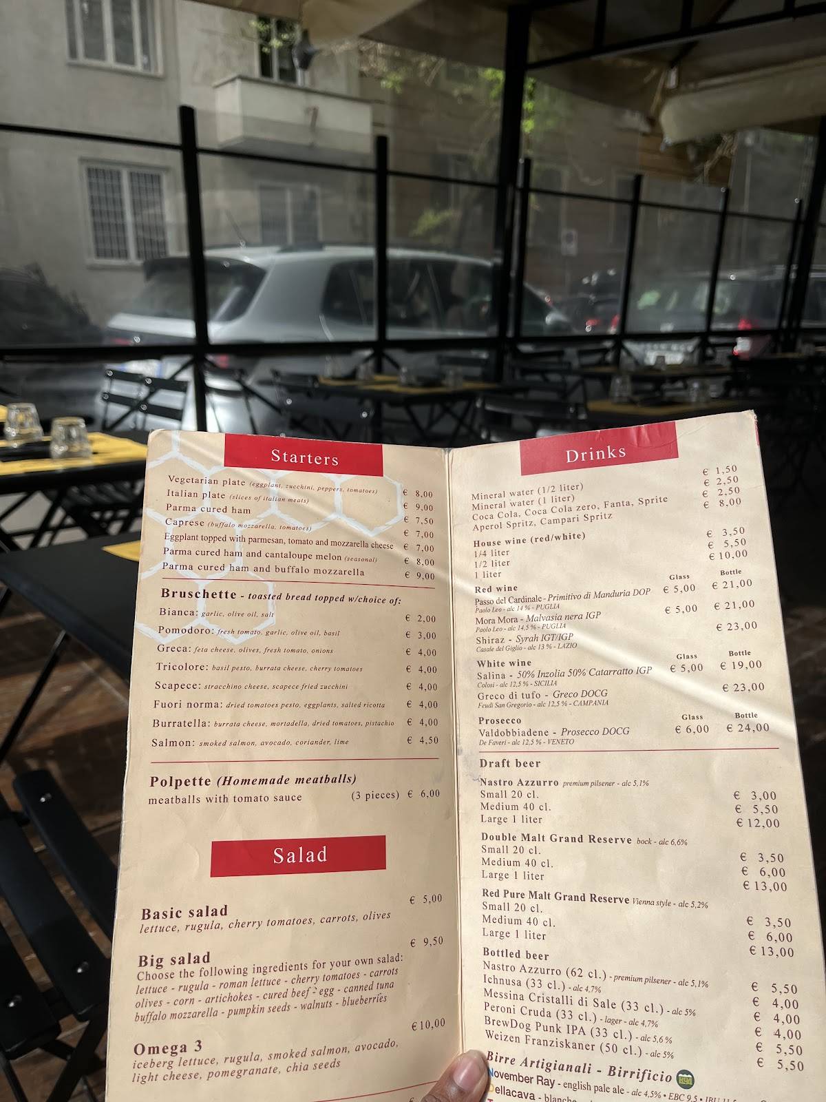 Menu di L'Archetto 