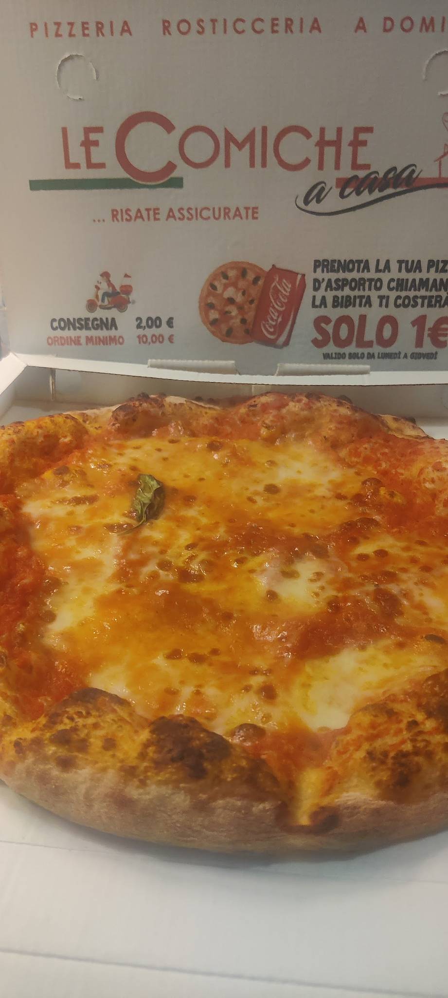 Menu di Le Comiche a casa 