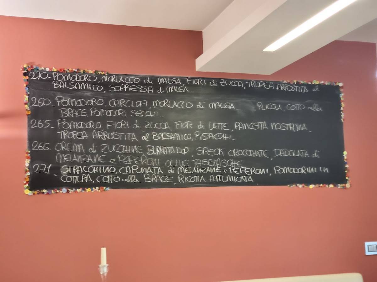 Menu di Pizzeria Osteria Bano 