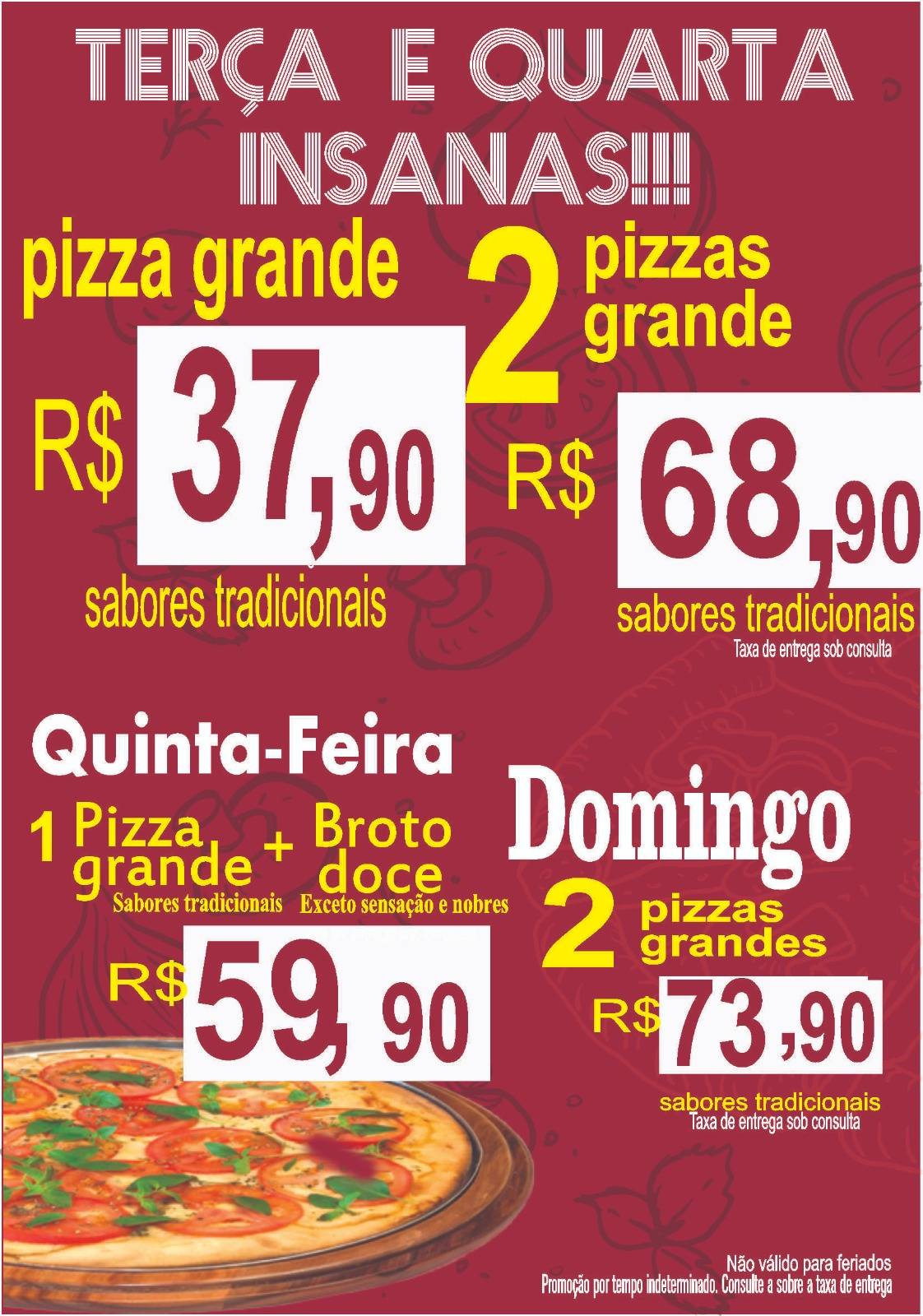 Pizzaria Dom Vinicius cardápio