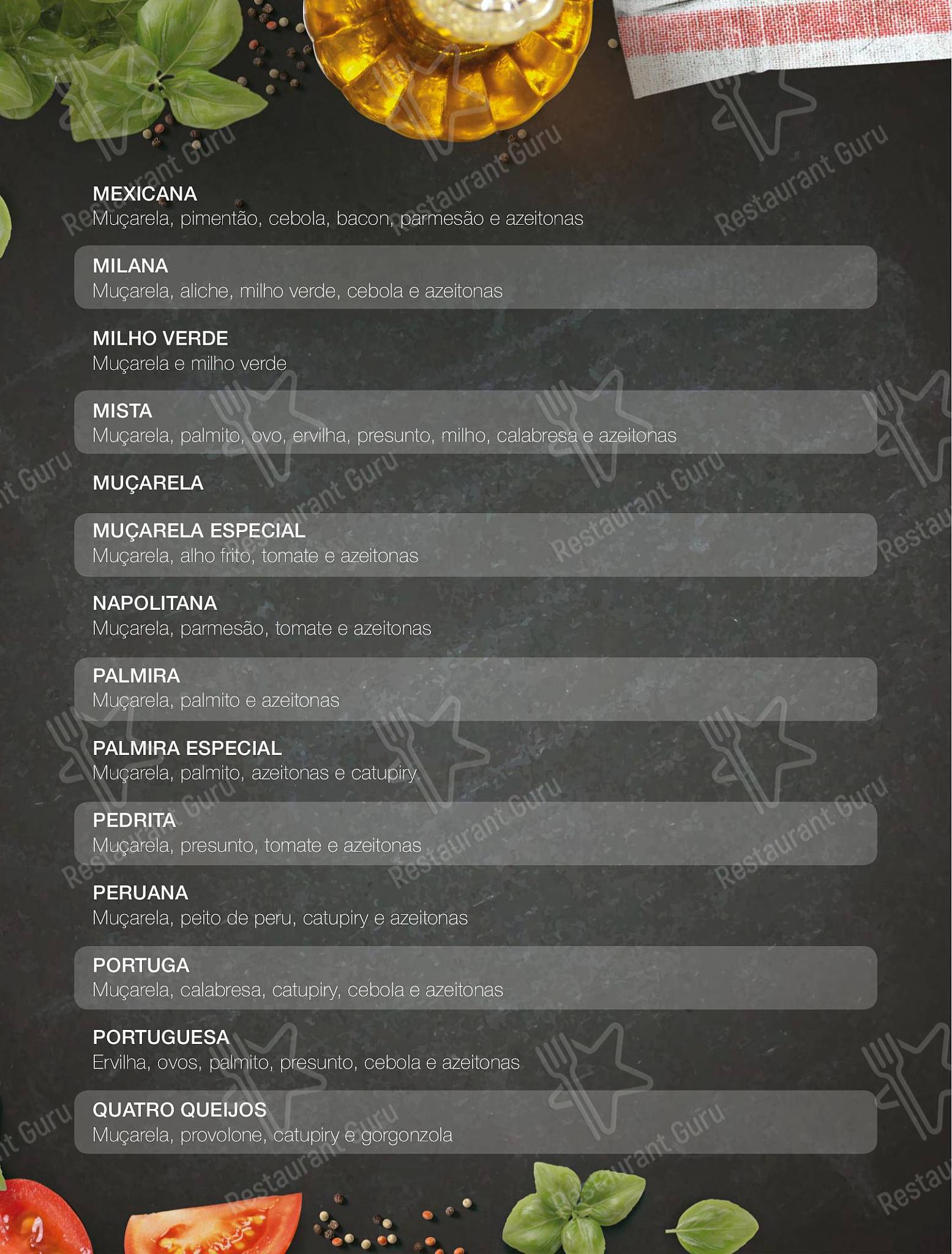 Pizzaria Tio Pedro em Americana - Menu