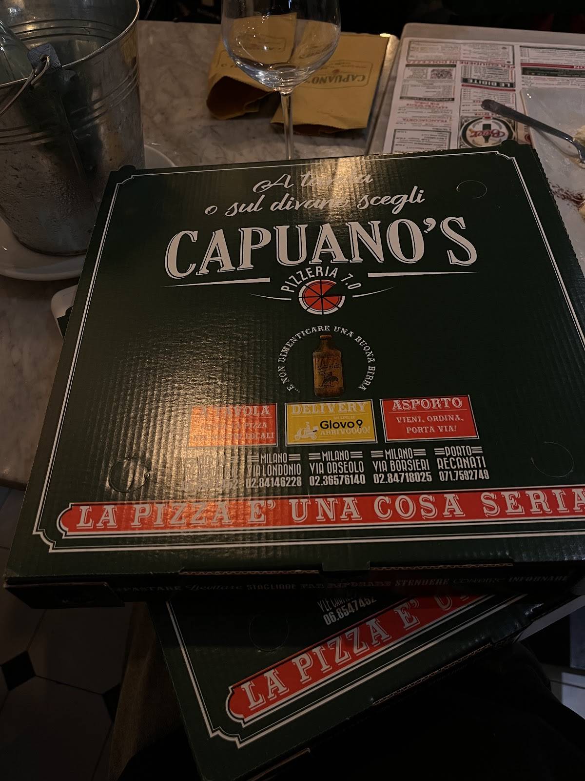 Menu di Pizzeria Capuano's - Londonio 